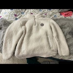 Ivory Ella Sherpa Quarter Zip